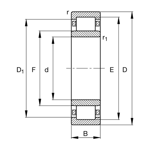 NU215-E-XL-M1-F1-J20AA-R105-125NA-M15BS NU215-E-XL-M1-F1-J20AA-R105-125NA-M15BS